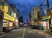 경남 사천시 사천읍 <밤풍경>  재래사장